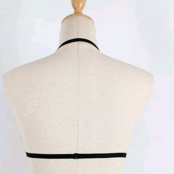 3X bralette Cage Bra Strappy Open Back - Picture 3 of 4